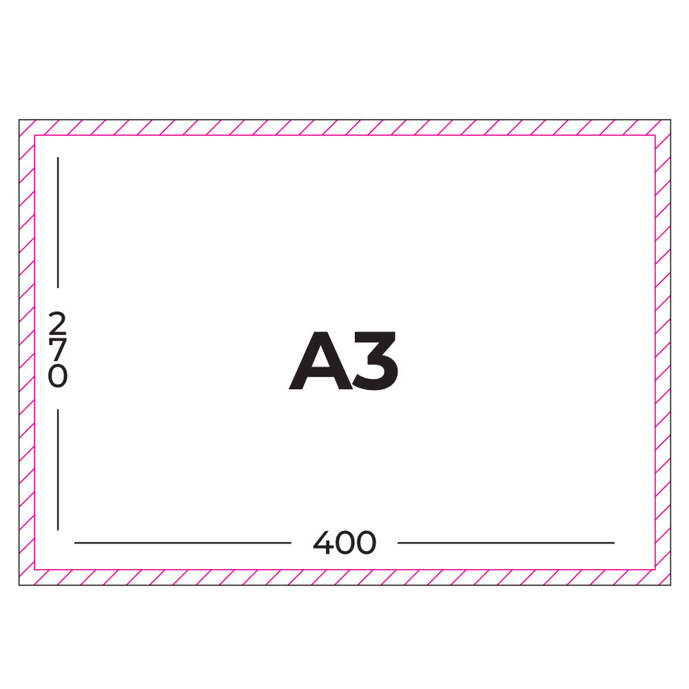 Vivid Transfers - Custom UV DTF Stickers - A3 Dimensions