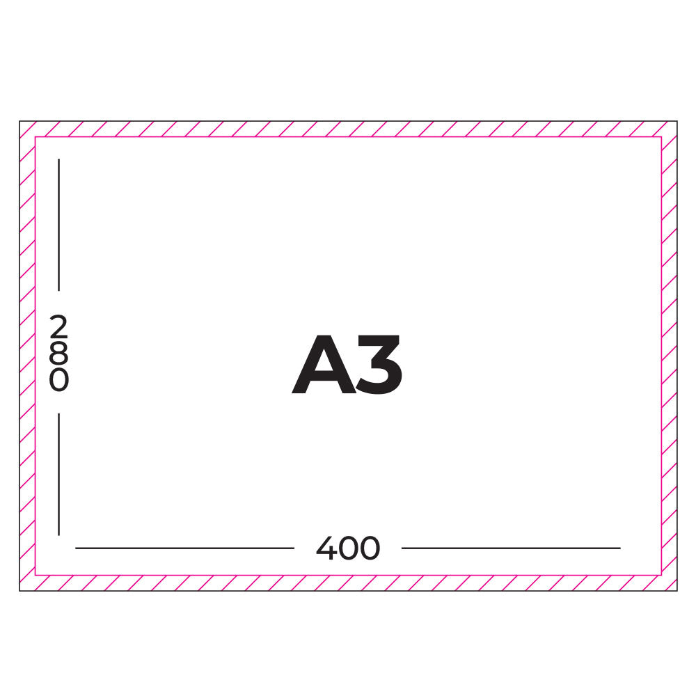 Vivid Transfers - Custom DTF Transfers - A3 Dimensions